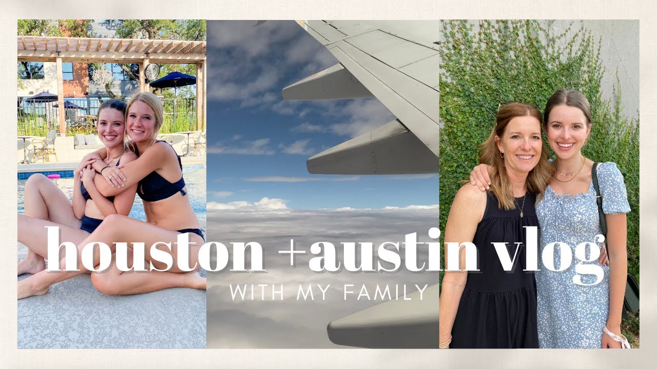 TEXAS VLOG: Family Time, Exploring Houston + Austin, Wedding Dress Shopping (+ THEY LOST MY BAGS..)