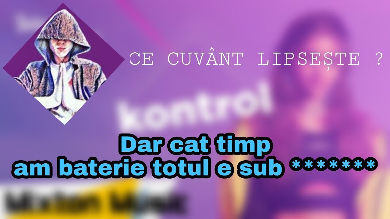 CE CUVÂNT LIPSEȘTE ?