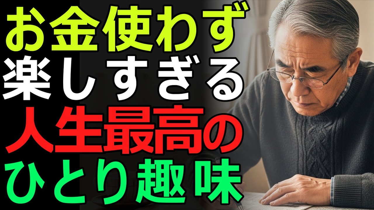 【シニアの輝き】老後のひとり時間が最高に楽しくなる人生最高の意外な趣味11選。孤独と退屈を防ぐ秘訣とは？