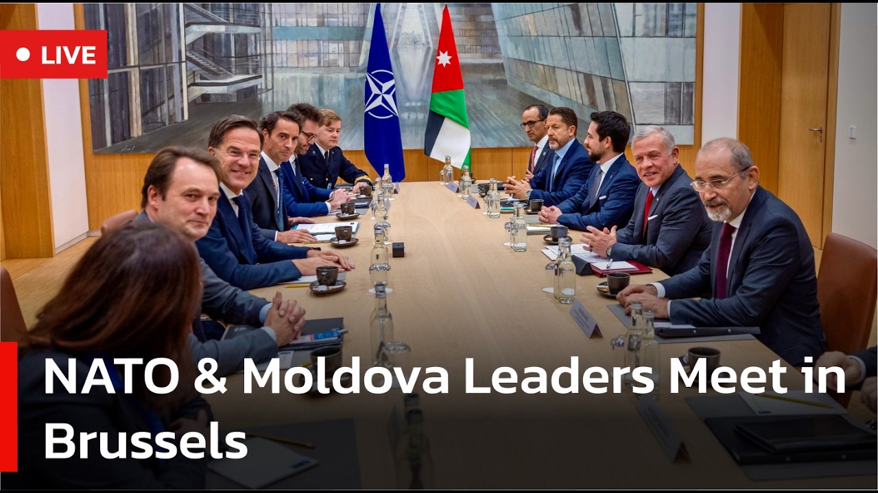 🔴LIVE: Moldova & NATO Leaders Meet Amid Regional Tensions | AC1W