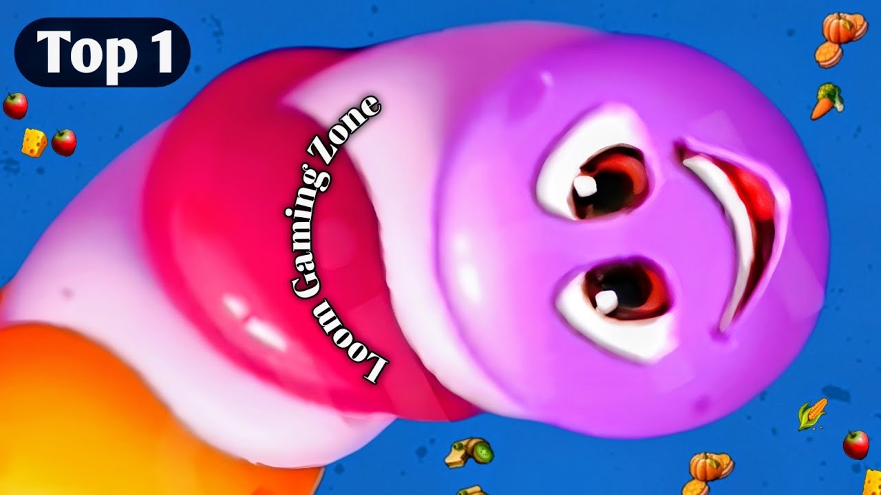 Worms Zone io Best snake Gameplay | Saamp wala game | Snake Game | snake io | Rắn Săn Mồi game #052