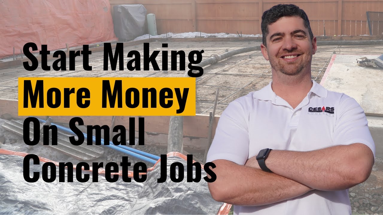 4 Reasons Why I Charge A Company Minimum In My Concrete Business