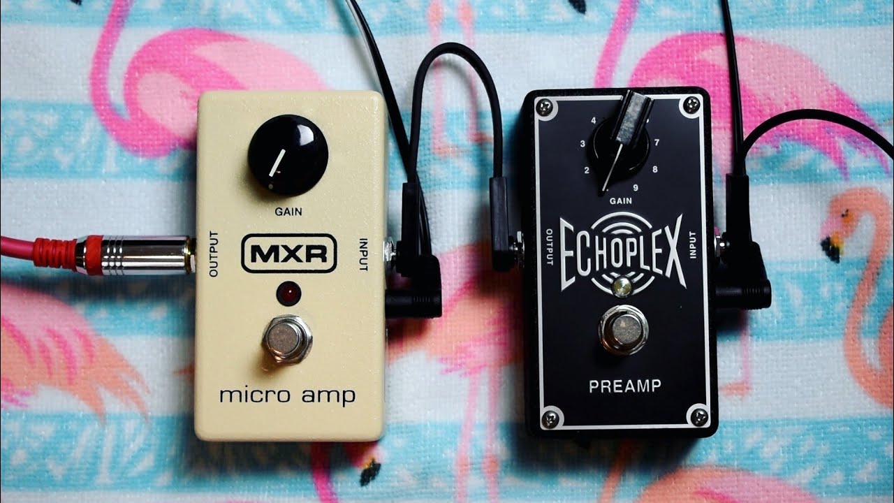 Micro Amp vs Echoplex Preamp