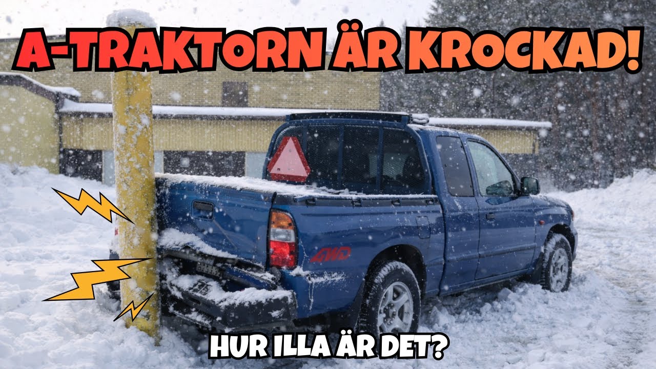 A-TRAKTORN &Auml;R KROCKAD! Hur illa &auml;r det med Mazdan?⚠️