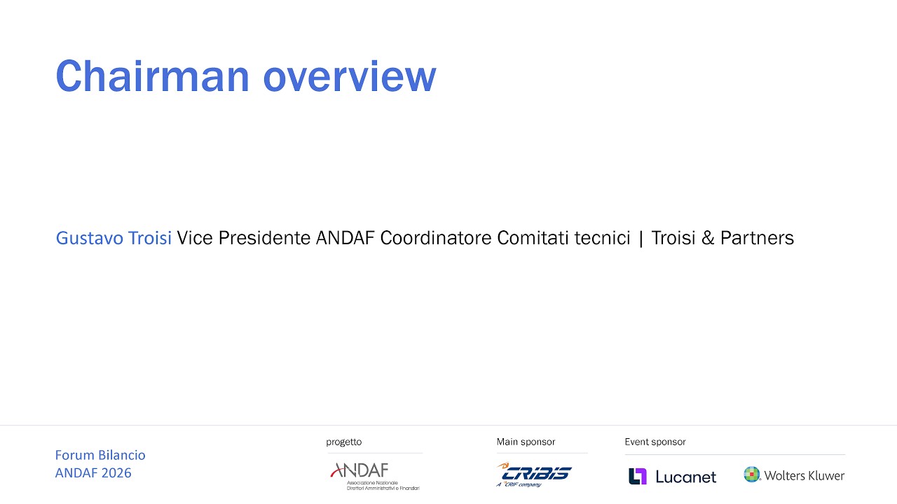 Forum Bilancio ANDAF 2026