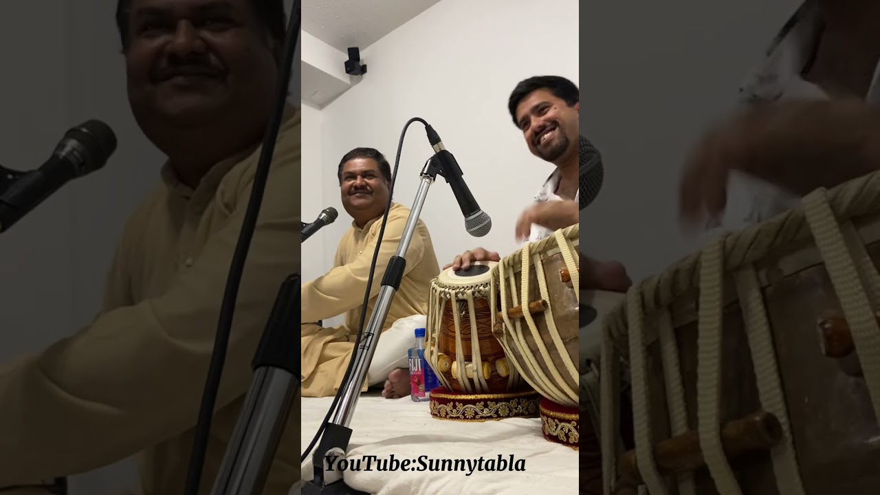 Osman Mir and son sing Ghazal with Aman Pal on tabla and Ustad Tari khan in the audience