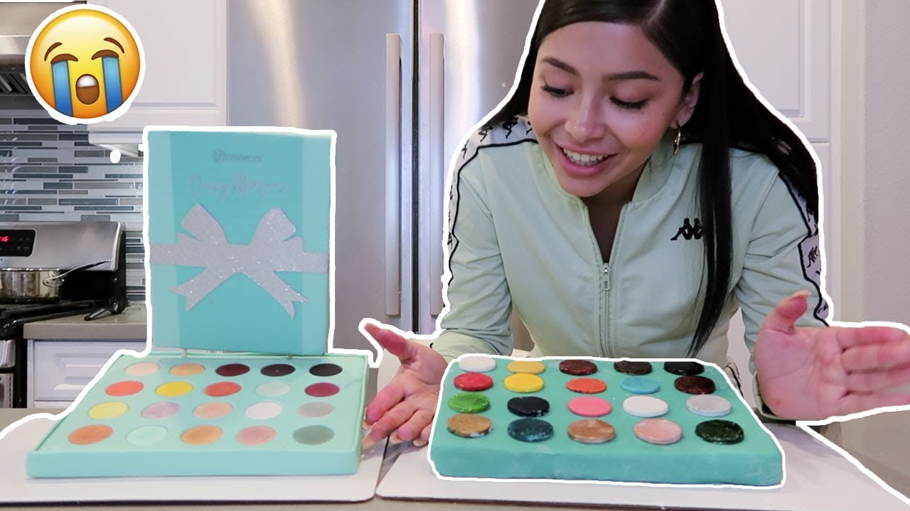BAKING MY PALETTE INTO A CAKE  *fail*