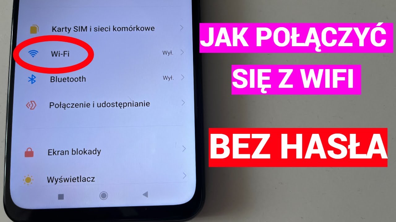 Jak połączyć się z WIFI bez hasła/jak sprawdzić hasło do WIFI
