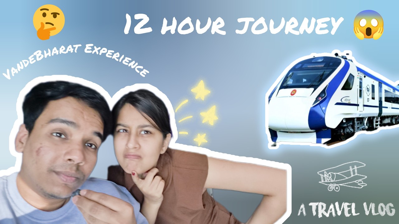 👉12 Hours in Vande Bharat😳 | Worth the Hype?(Nagpur–Pune) | #vandebharat #IndianRailways #couplevlog