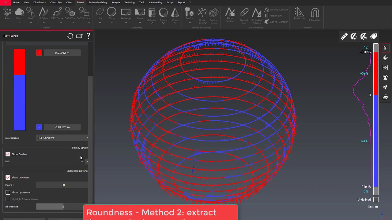 Cyclone 3DR: Spherical tank inspection