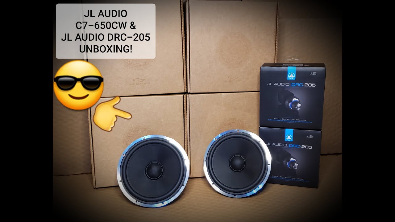 JL AUDIO C7-650CW & JL AUDIO DRC-205 UNBOXING