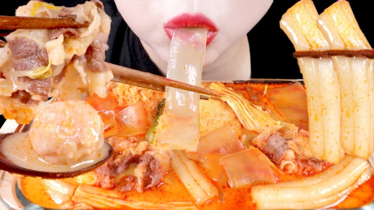 ASMR 마라탕 리얼사운드 먹방 MALATANG EATING SOUND MUKBANG