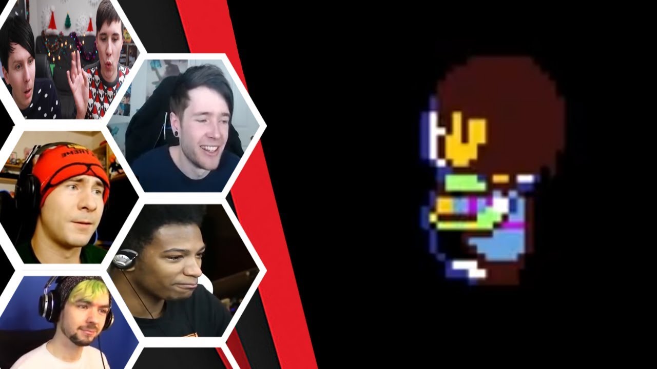 Let's Players Reaction To Comforting Asriel | Undertale