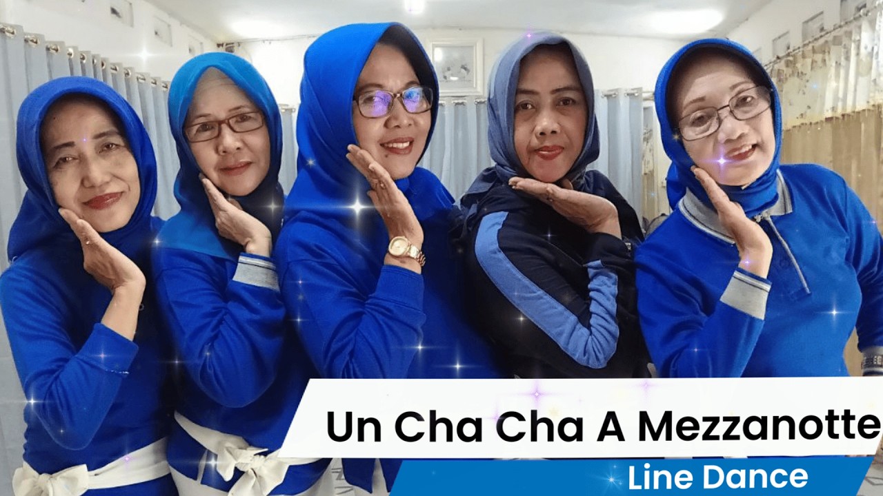 Un Cha Cha A Mezzanotte Line Dance // Demo by MENTARI Class