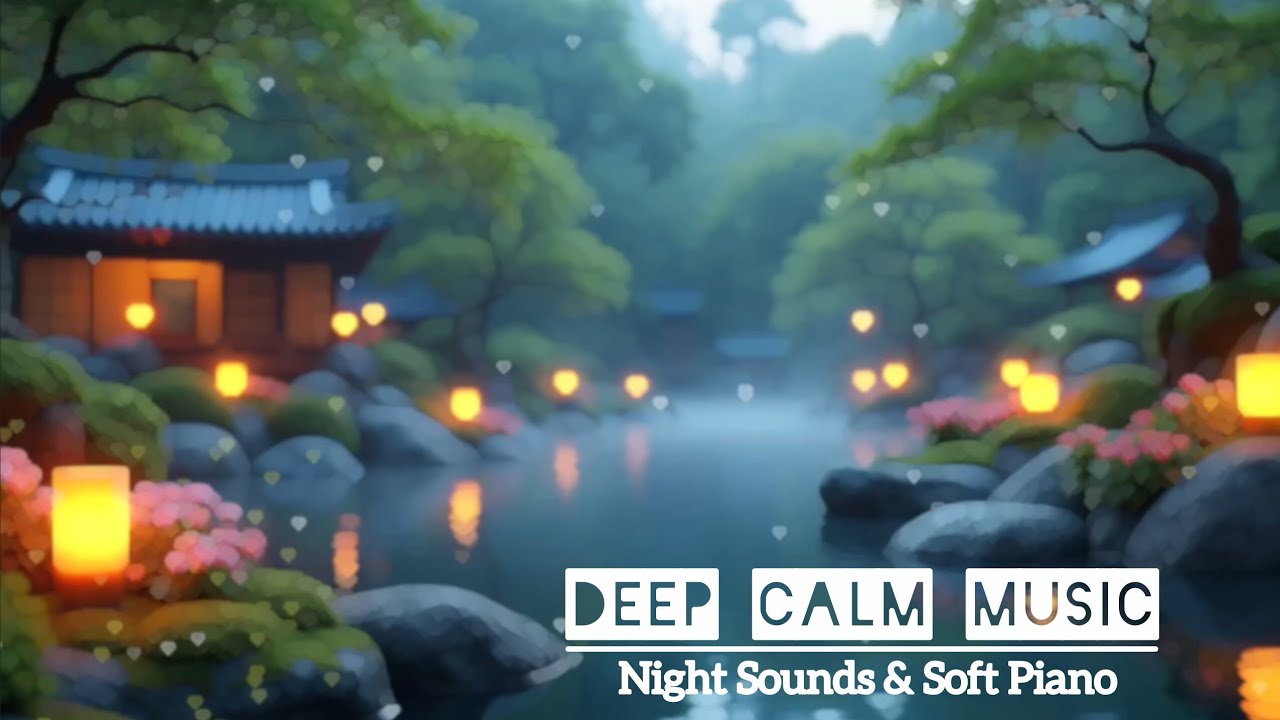 Soft Night Piano Music to Calm the Mind & Ease Stress | Peaceful Ambience