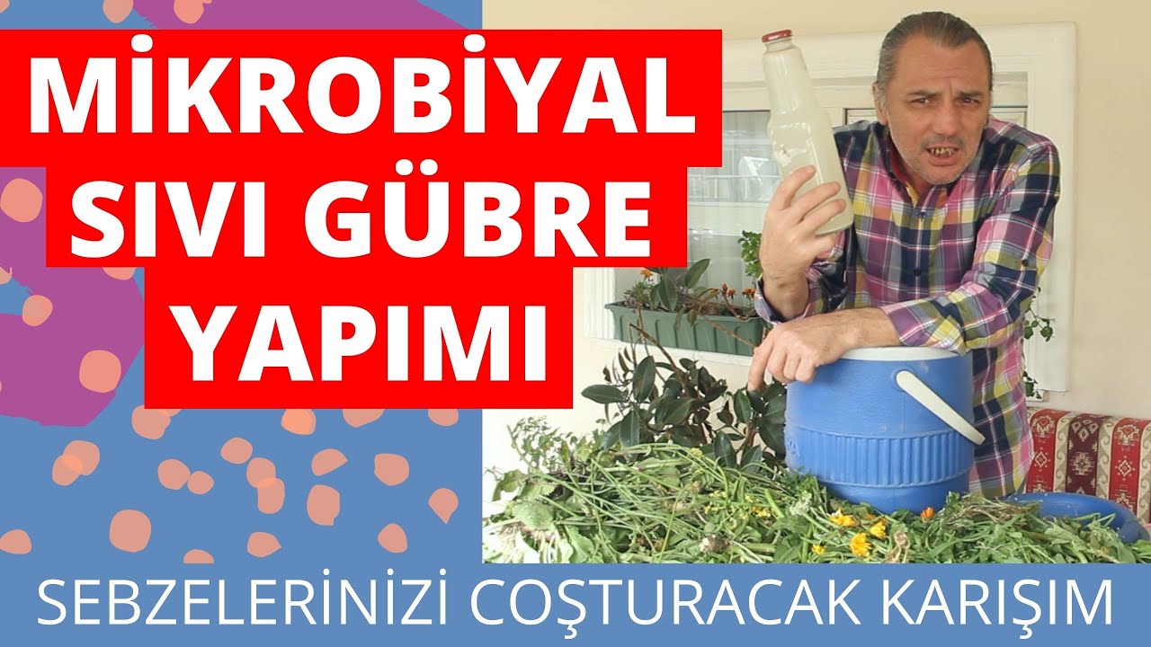 SEBZELERİNİZİ COŞTURACAK KARIŞIM - BASİT BİTKİ COŞTURAN MİKROBİYAL SIVI GÜBRE YAPIMI