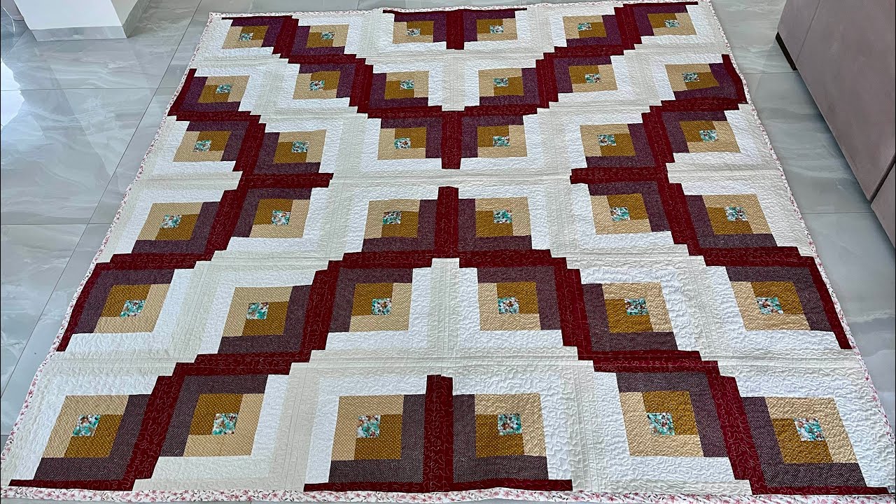 Com Faixas  de retalhos, faça essa linda colcha ou cobre leito, venha acompanhar o acabamento