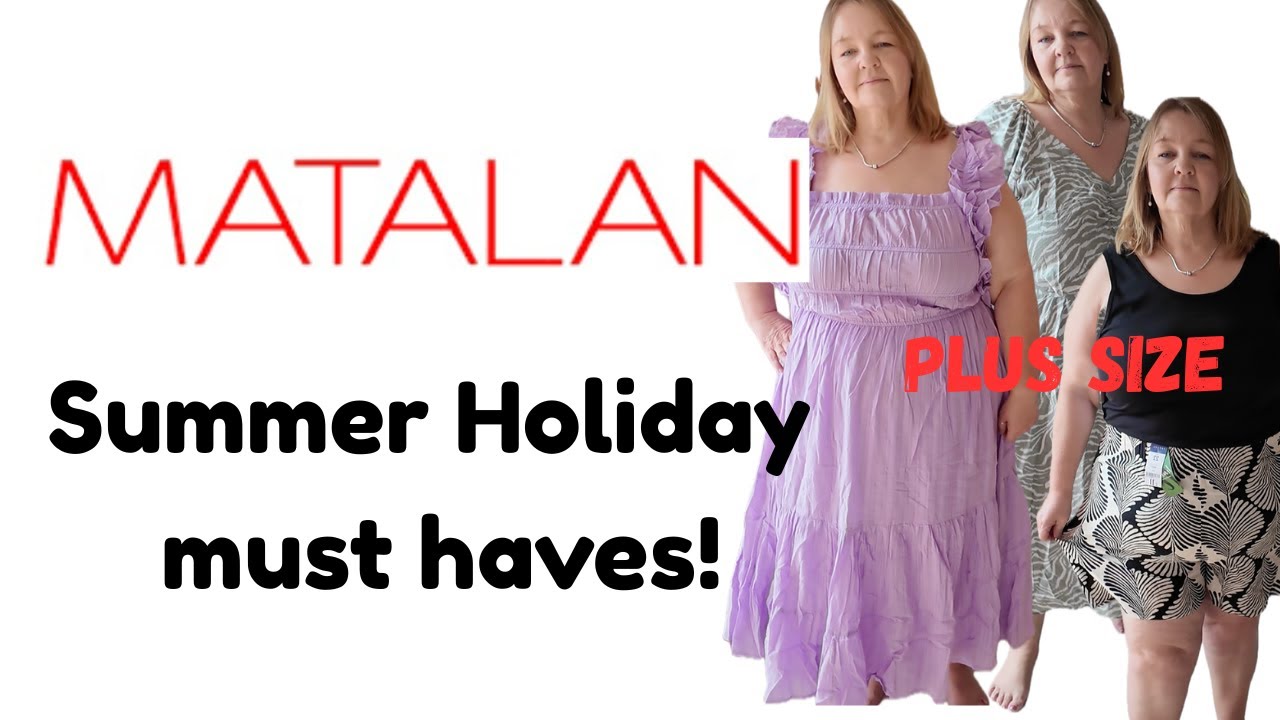 SUMMER ESSENTIALS from Matalan Swimwear, dresses, shorts, tops. #matalan #plussizeclothing #holiday