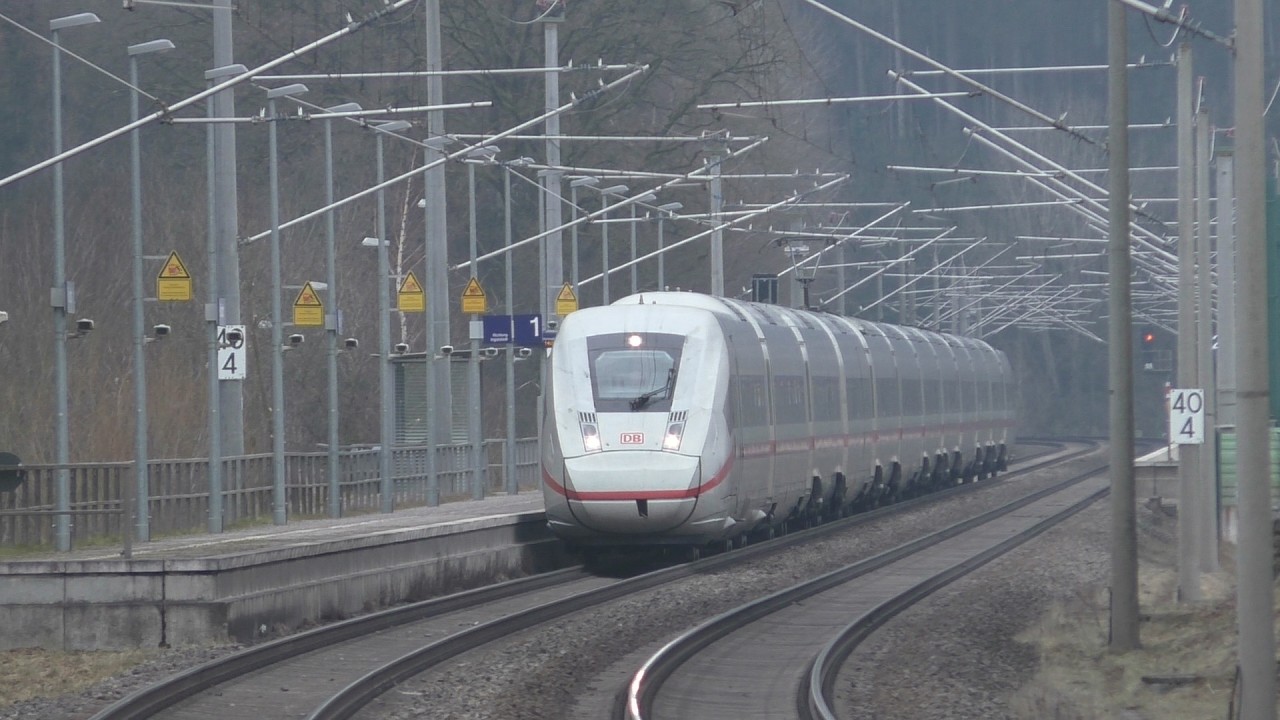 TRAIN HORN SCARES ME | ICE High Speed Train