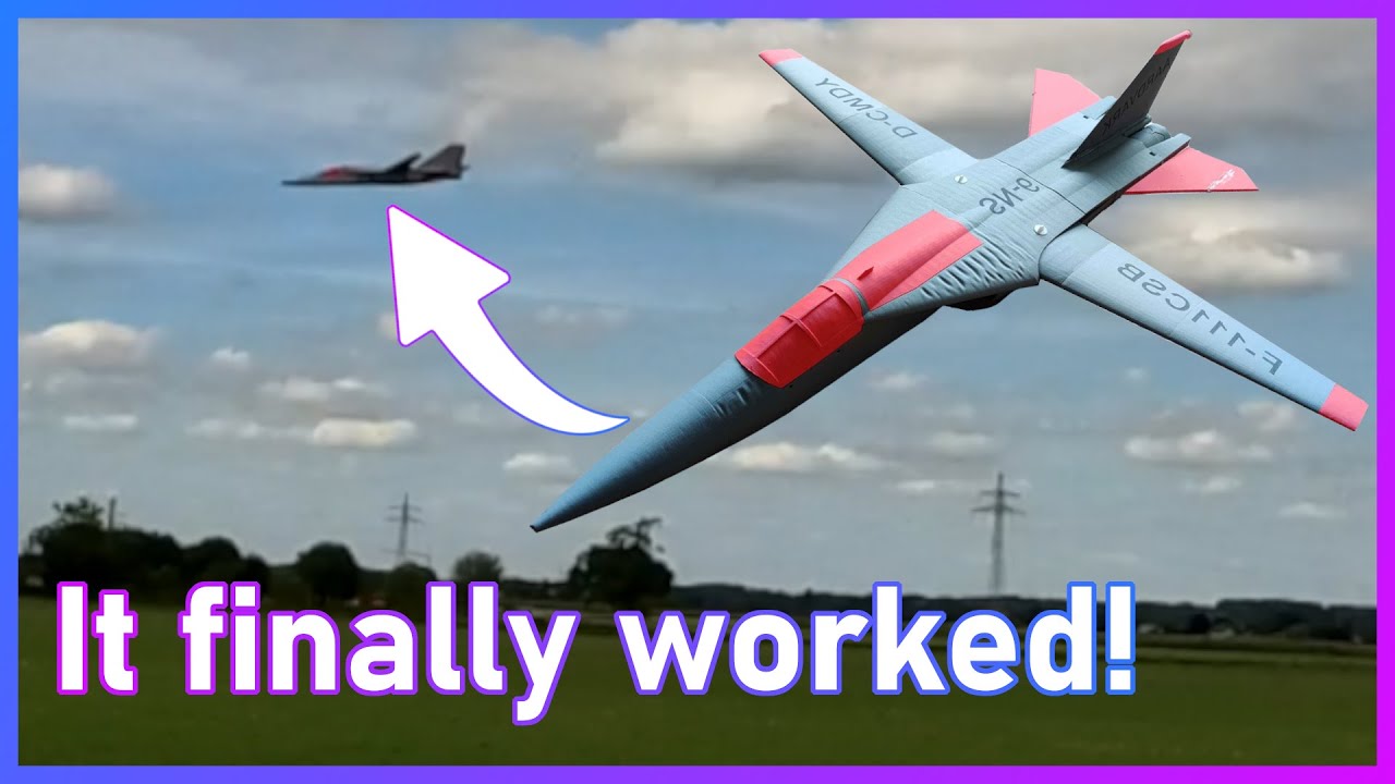 3D Printed F-111 Completes its first full Test Flight | F-111CSB Update