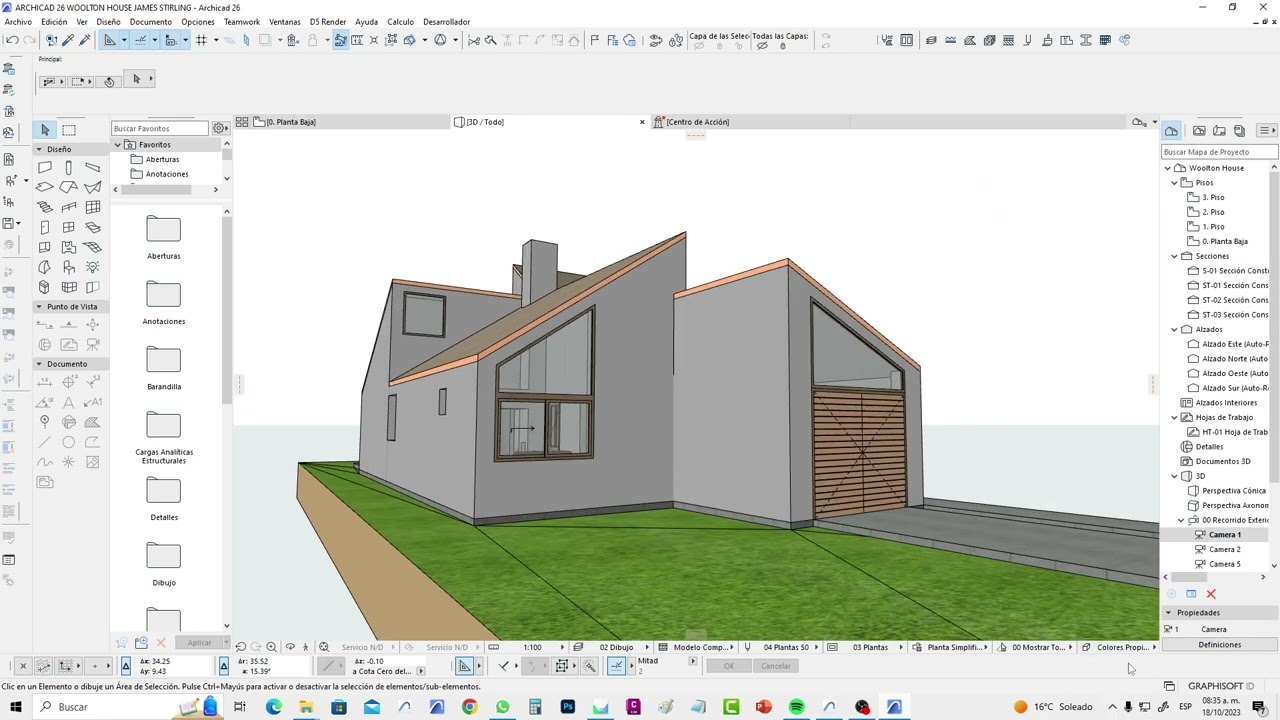 #archicad Como guardar una vista 3d en blanco