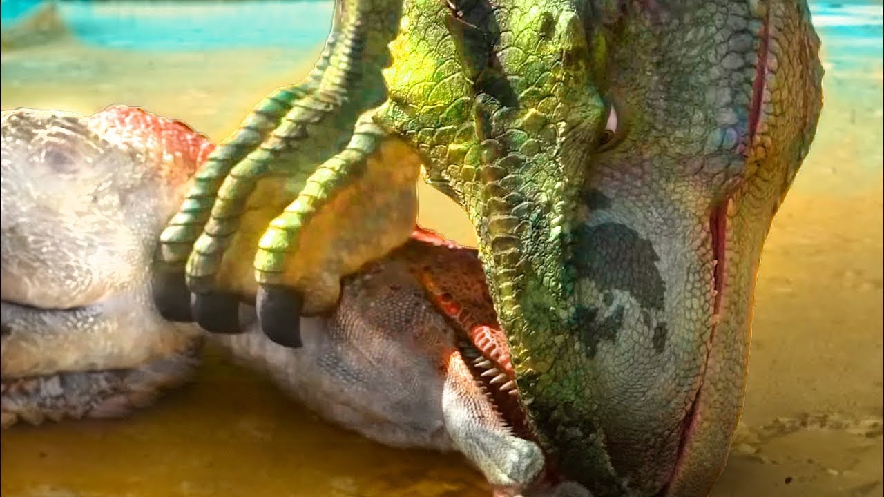 Jeho syna unesli dinosauři a on udělá cokoli, aby ho zachránil!