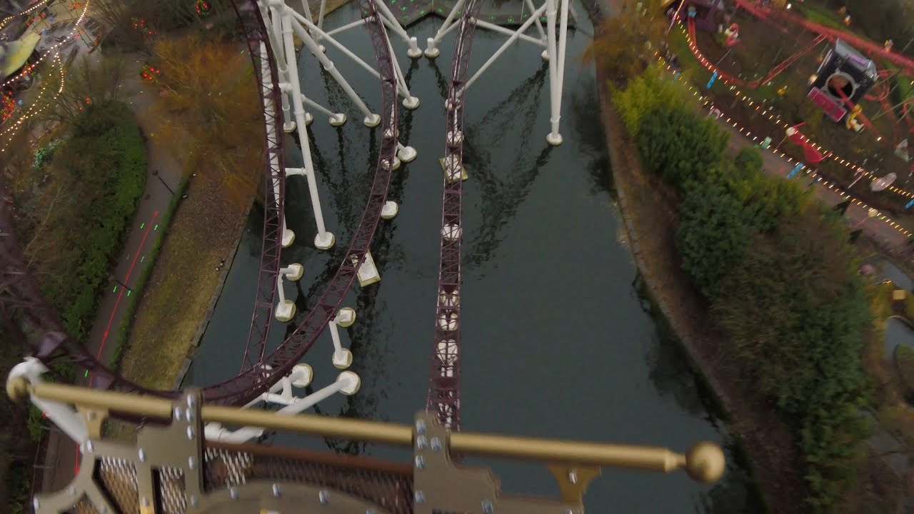 [4K] The Ride to Happiness on ride - Plopsaland winter 2021