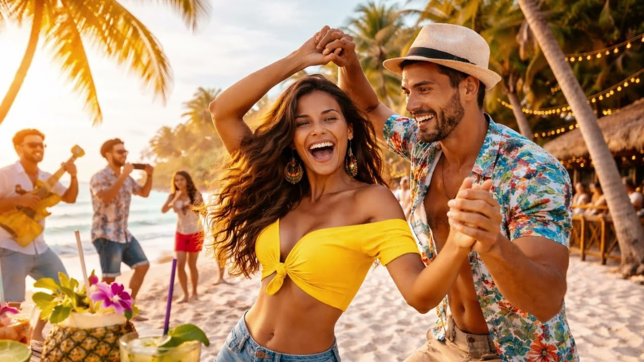 La Vida Es Fiesta 🍹 | Merengue Alegre 2026 | Fiesta Dominicana en la Playa
