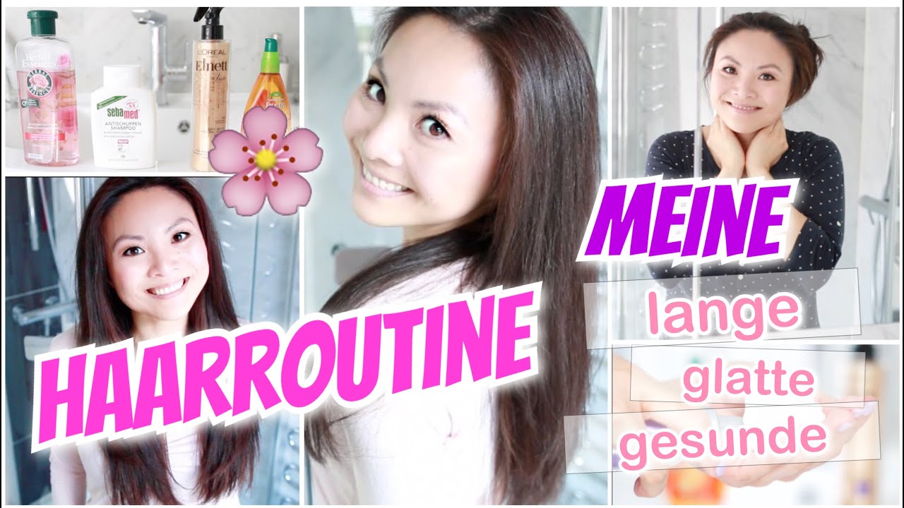 MEINE HAARROUTINE für lange, glatte, gesunde Haare | Mamiseelen