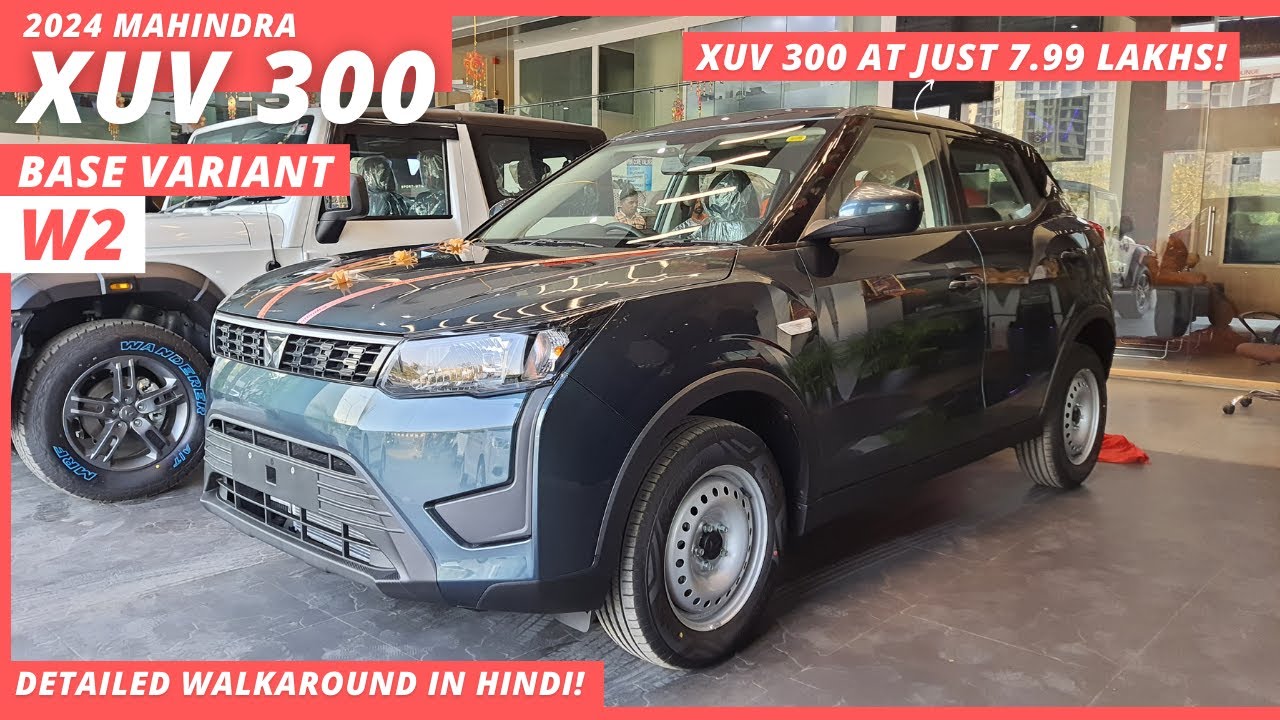 2024 Mahindra XUV 300 W2 Walkaround | XUV 300 Base variant 2024 | GA.Automotive