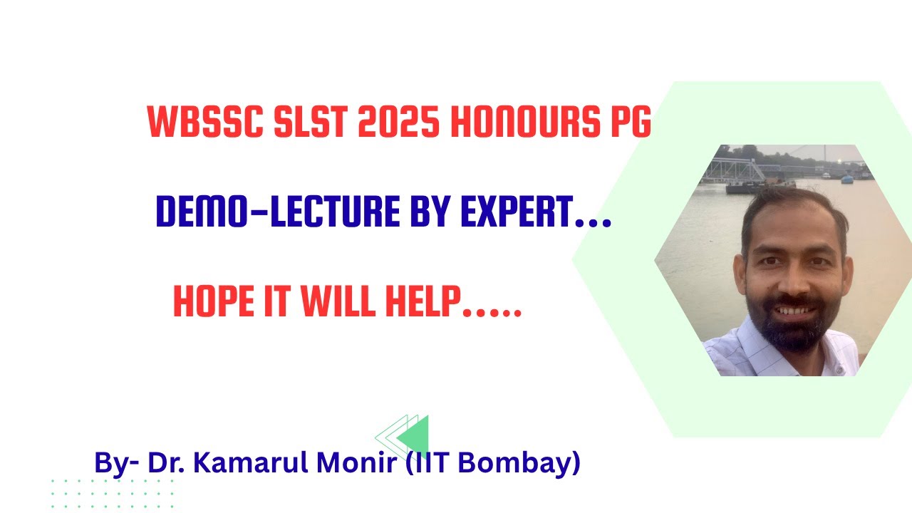 WBSSC DEMO LECTURE CUM INTERVIEW