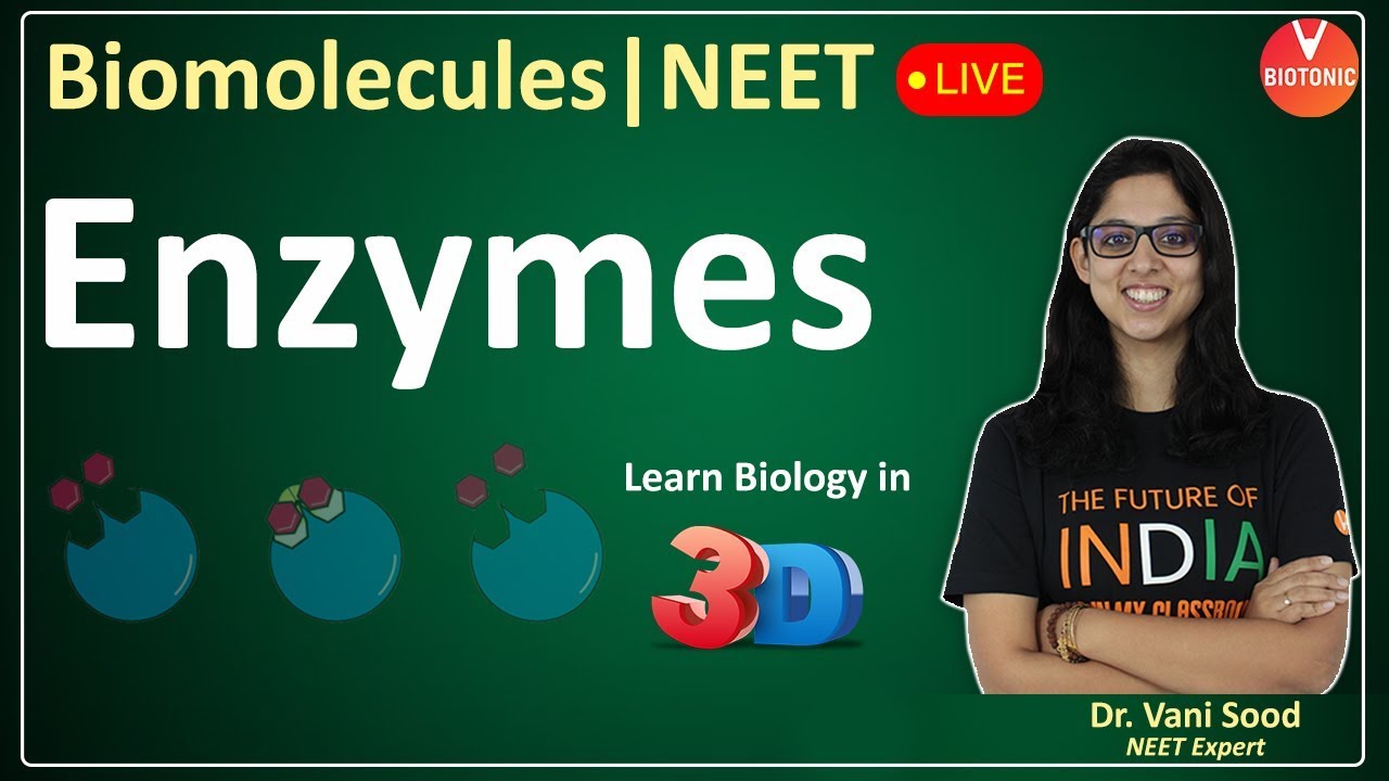 Biomolecules | Enzymes | CBSE Class 11 Biology Chapter 9 | NEET 2023/24 | Vani Ma'am