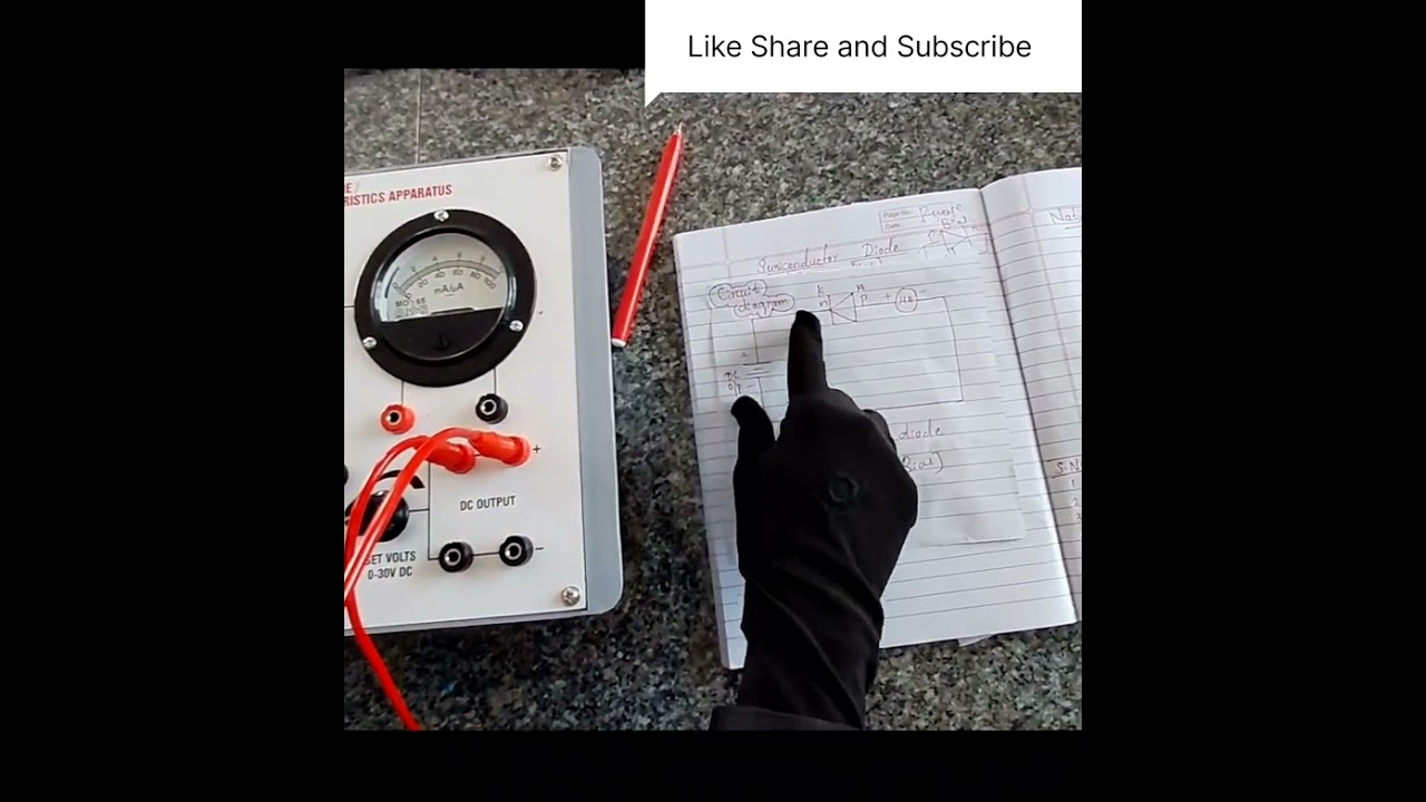 PN junction diode characteristics of Reverse Bias  @Physics_girl_Muskan 
