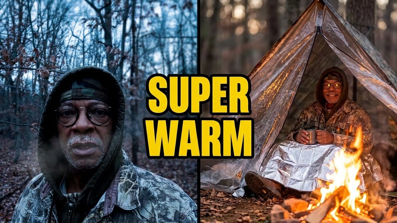 MODIFIED SUPER SHELTER #bushcrafters #survivalist #wilderness
