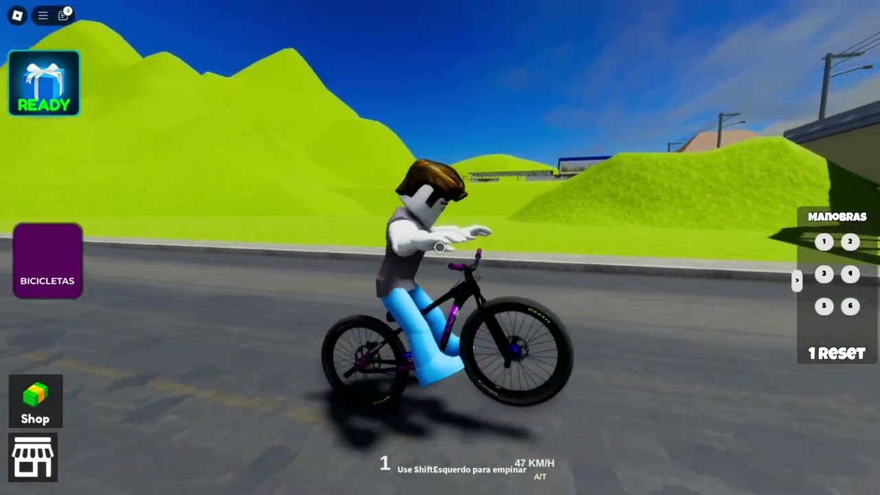 WHEELING BR ATUALIZOU😱NOVA BIKE GRATIS NO ROBLOX .