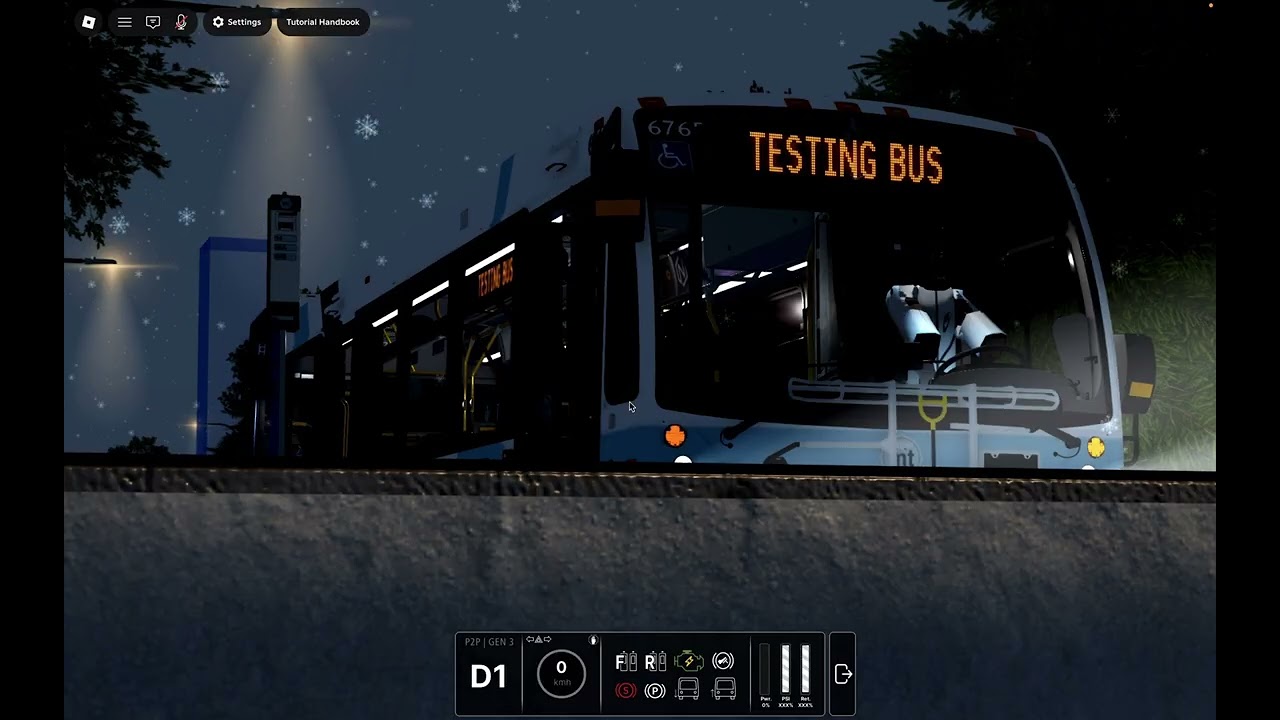 Cascadia Bus Simulator #6750 Testing bus on the route 14