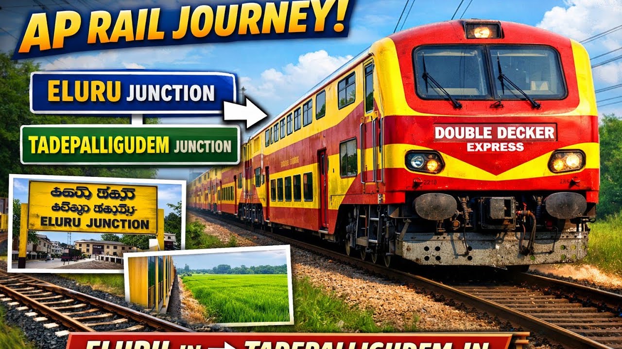 🚆 Journey from Eluru Junction to Tadepalligudem Junction