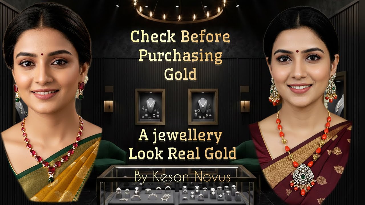 The CHEAPEST Place to Buy 1 Gram Gold Jewellery Online By Kesan Novus ( KPHB & ATTAPUR ) 9705777705
