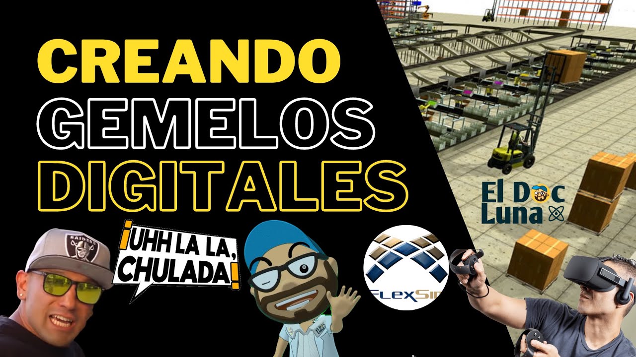 🔴 GEMELO DIGITAL | MODELADO DE PROCESOS CON FLEXSIM