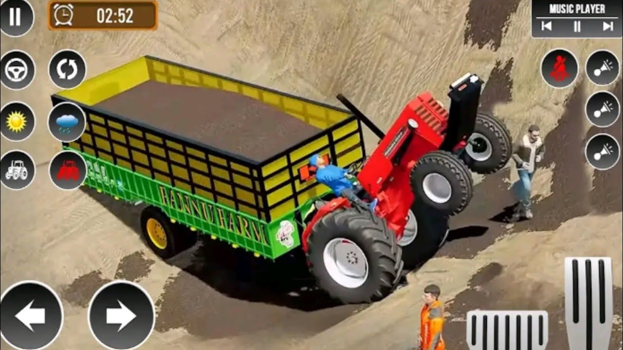 Современные игры про фермерство на тракторах для Android. Геймплей.