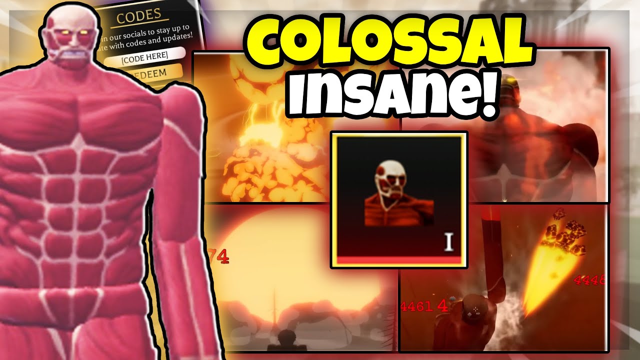 У Колоссального Титана есть ОГРОМНАЯ слабость? AOT Revolution (Витрина + Новый код)