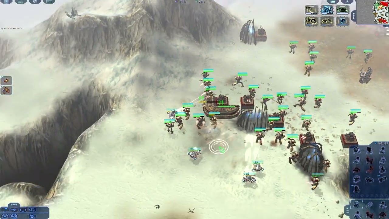 Earth 2160: Ice Plateau. UCS vs 2 Hardcore LC