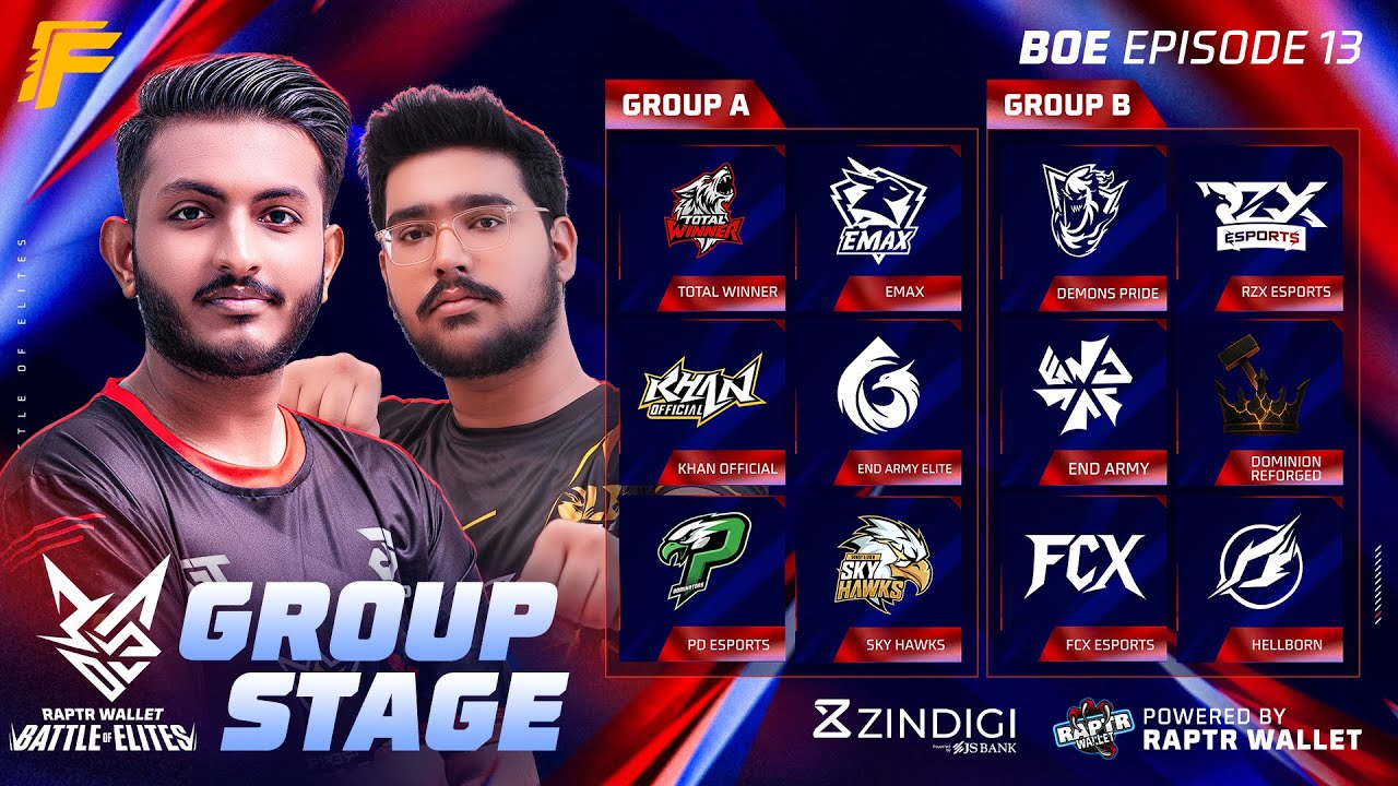 Battle of Elites EP-13 | Group Stages Day 01🔥|  ‪‪@FreeFireEsportsPakistan​