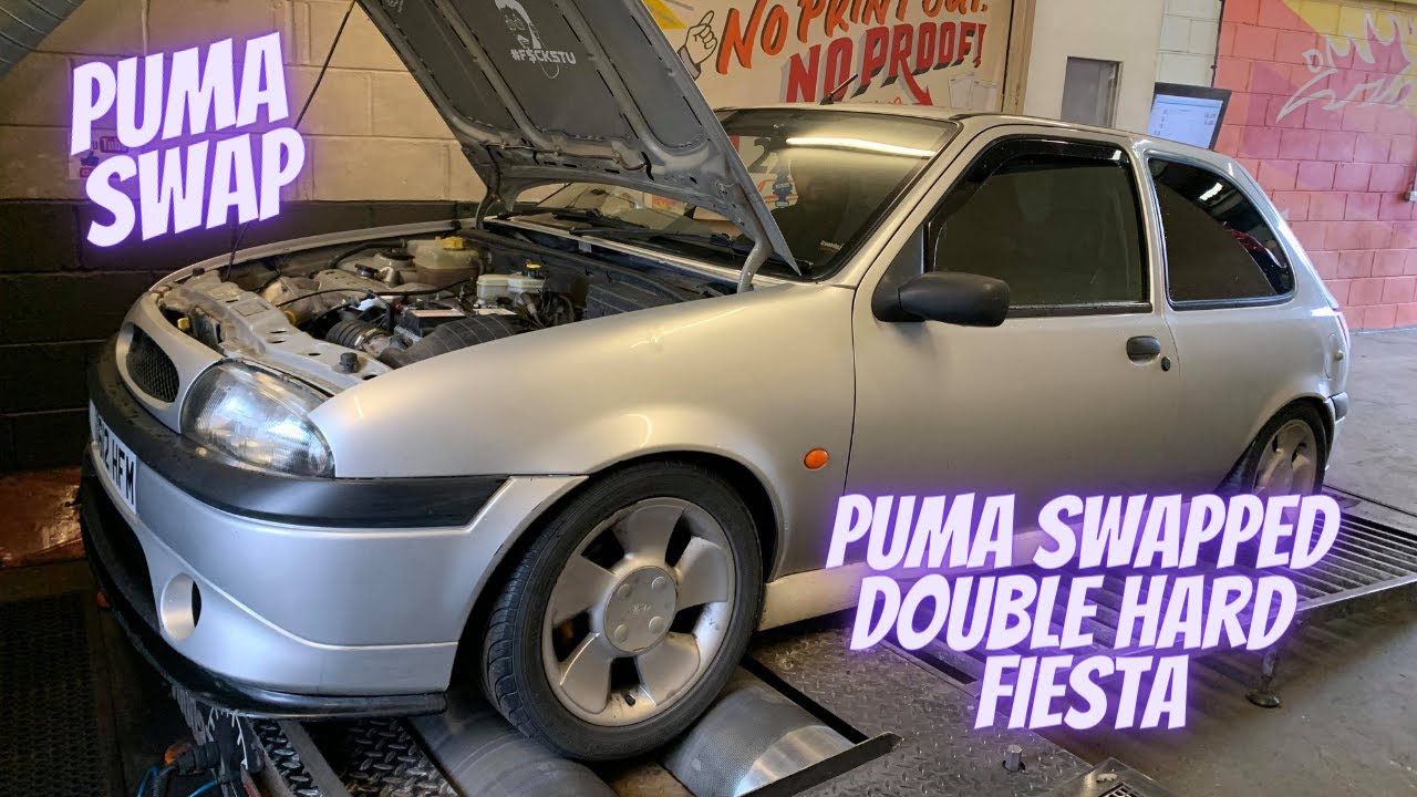 Ford Fiesta Puma 1.7 Engine Swap on Rolling Road