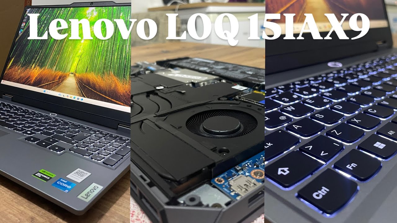 Lenovo LOQ 15IAX9 Intel Core i5-12450HX,8 GB RAM, 512 GB SSD, NVIDIA GeForceRTX 4050 SSD RAM UPGRADE