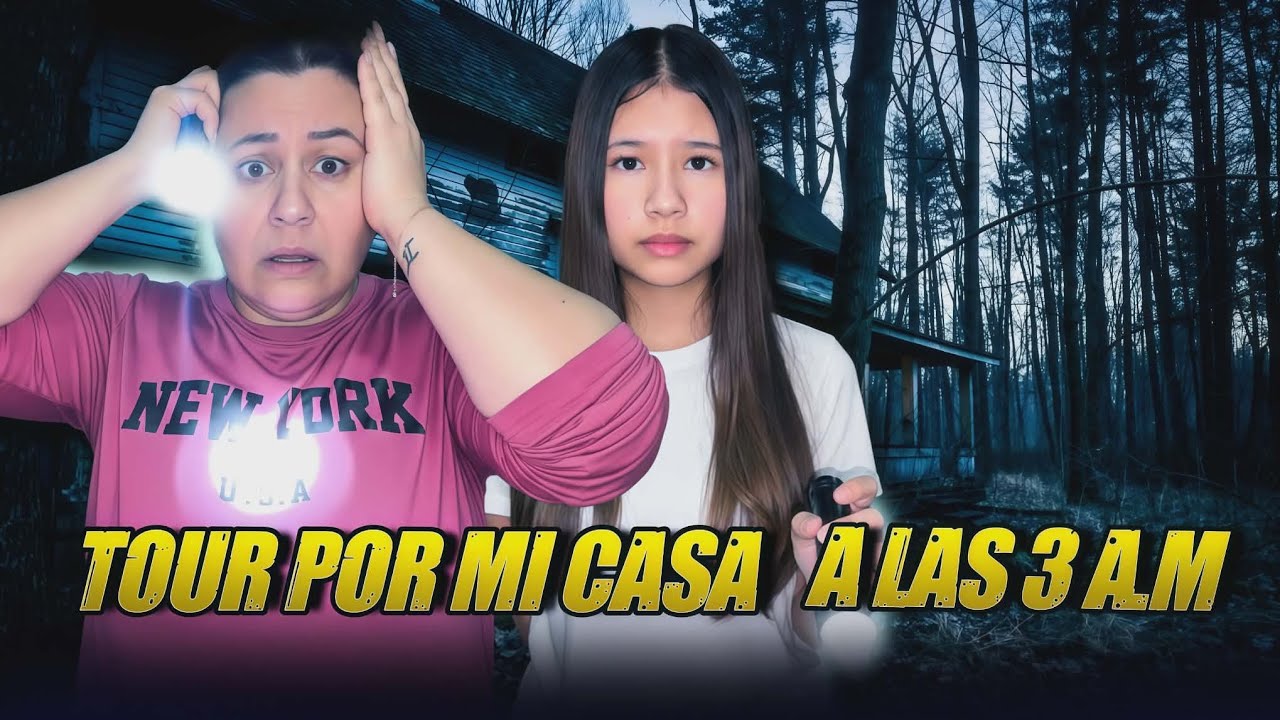TOUR POR MI CASA A LAS *3:00AM*😱 terrorifico