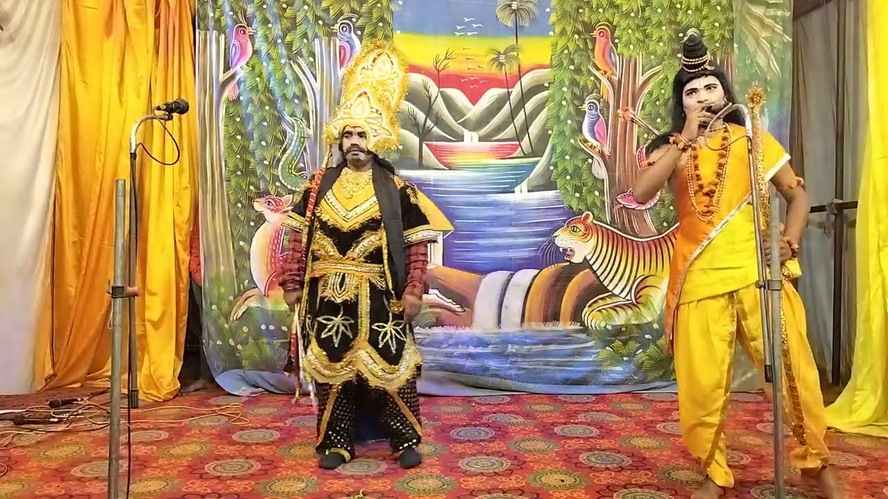 कुंभकरण, मेघनाथ और रावण वध, जय महापुरुष बाबा रामलीला समिति, गदुरही बाजार जिला अयोध्या 