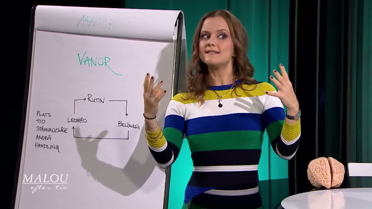 Så kickstartar du hjärnan för att bryta dåliga vanor - Malou Efter tio (TV4)