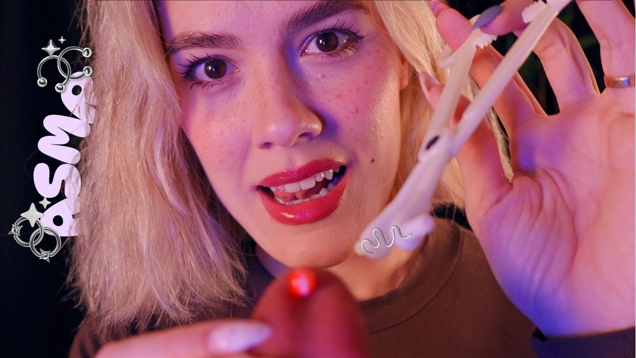 ASMR COLOCANDO PIERCING NA SUA LÍNGUA! 👅✨ ROLEPLAY BODY PIERCING