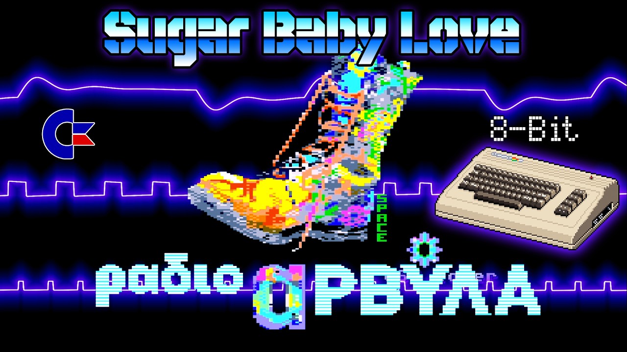Ράδιο Αρβύλα theme [Sugar Baby Love] | DJ Space's Commodore 64 version | 8-BIT chiptune🎹 🎵